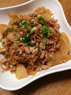 大根としらたきの炒め煮-レシピのメイン写真