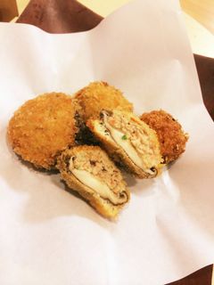 ジューシー♪椎茸の肉詰めフライ-レシピのメイン写真