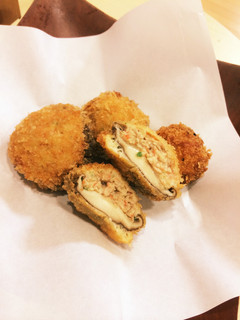ジューシー♪椎茸の肉詰めフライ-レシピのメイン写真