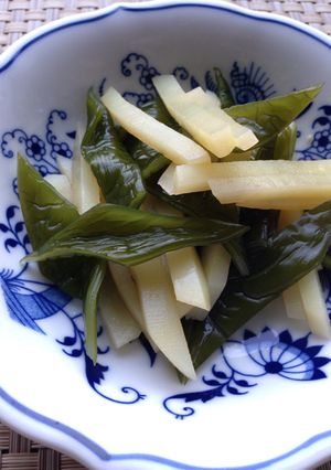 茎わかめと新ジャガの酢の物-レシピのメイン写真