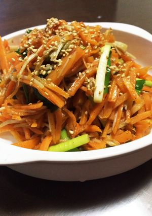 人参ごま油炒め(^-^)-レシピのメイン写真