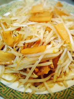 超簡単♪ もやしとメンマのペッパー炒め-レシピのメイン写真