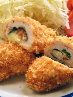 ささみの大葉チーズ巻きなんちゃってフライ-レシピのメイン写真