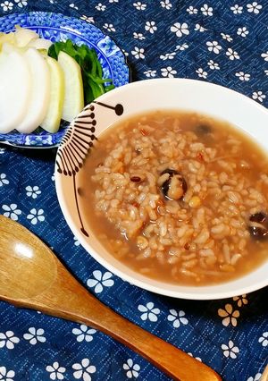 雑穀米入り♡ダイエットぽかぽか生姜紅茶粥-レシピのメイン写真