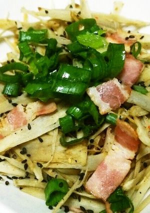 ごぼうとベーコンのきんぴら-レシピのメイン写真