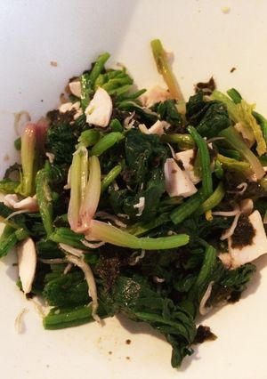 しらす、海苔、ほうれん草の和え物-レシピのメイン写真