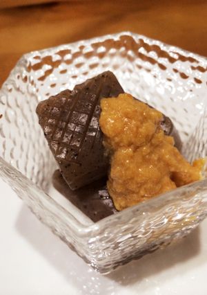 こんにゃくの味噌田楽〜バター風味〜-レシピのメイン写真