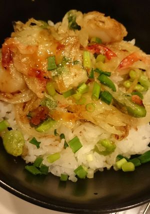 サクサク♥空豆とホタテのかき揚げ-レシピのメイン写真
