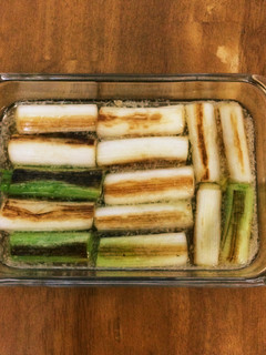 焼白葱の浅漬け-レシピのメイン写真