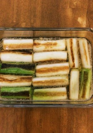 焼白葱の浅漬け-レシピのメイン写真