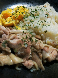 簡単☆炊飯器でゆず胡椒入りチキンライス。-レシピのメイン写真