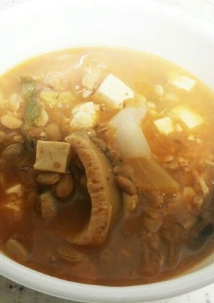 韓国料理 韓国納豆チゲ-レシピのメイン写真