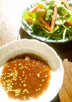 ☺簡単手作り♪和風胡麻ドレッシング☺-レシピのメイン写真