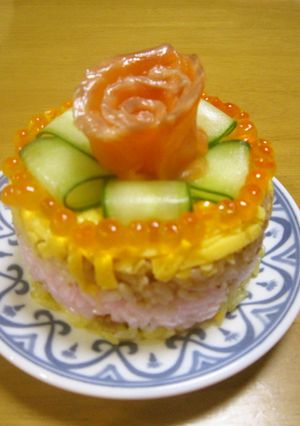 お寿司のケーキ-レシピのメイン写真