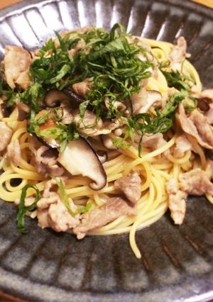 大葉好きのためのバター醤油パスタ-レシピのメイン写真