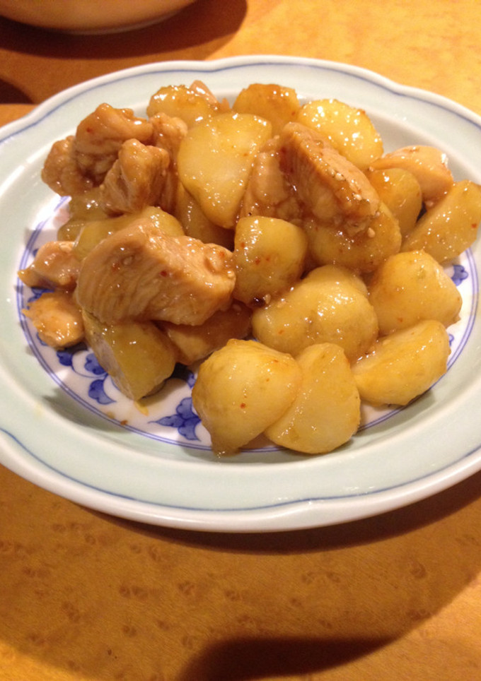 菊芋と鶏肉の甘辛揚げ-レシピのメイン写真