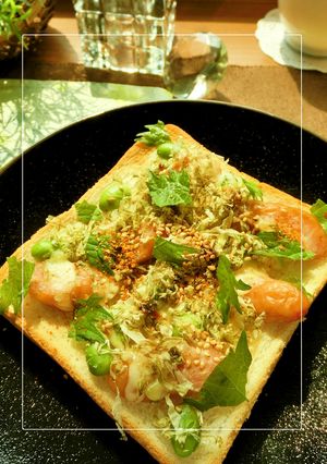 ウィンナー×おぼろ昆布の和トースト-レシピのメイン写真