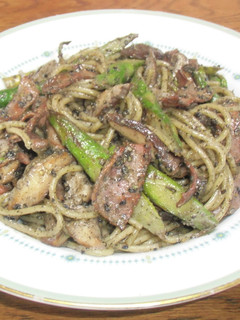 黒胡麻の和風パスタ-レシピのメイン写真