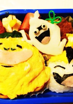 妖怪ウォッチのキャラ弁☆ホノボーノ-レシピのメイン写真