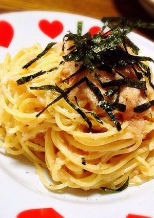 なんちゃって✴︎たらこクリームパスタ-レシピのメイン写真