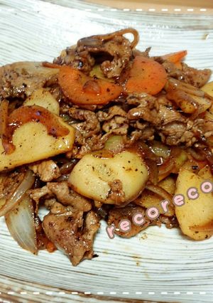 フライパンで10分～シャキシャキ肉じゃが-レシピのメイン写真