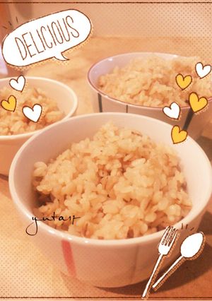 学校給食風、茶飯-レシピのメイン写真