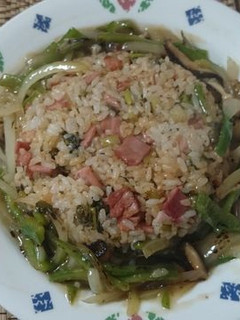 【ぐうたら】カブ葉ぬか漬けのあんかけ炒飯-レシピのメイン写真
