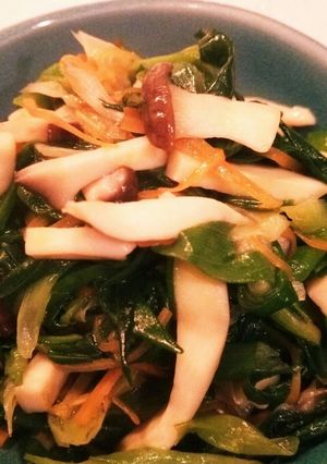 ♥エリンギとわけぎの炒めもの♥-レシピのメイン写真