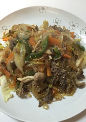 冷蔵庫救済☆残り野菜でプルコギ風☆-レシピのメイン写真