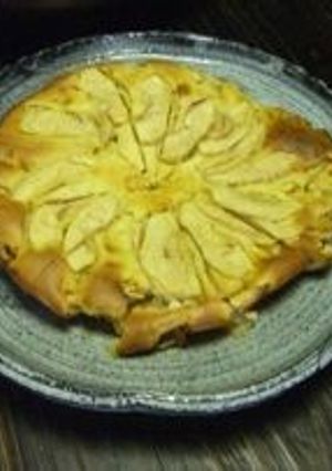 簡単!リンゴとヨーグルトのケーキ-レシピのメイン写真