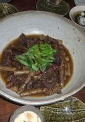 ごぼうと牛肉煮-レシピのメイン写真