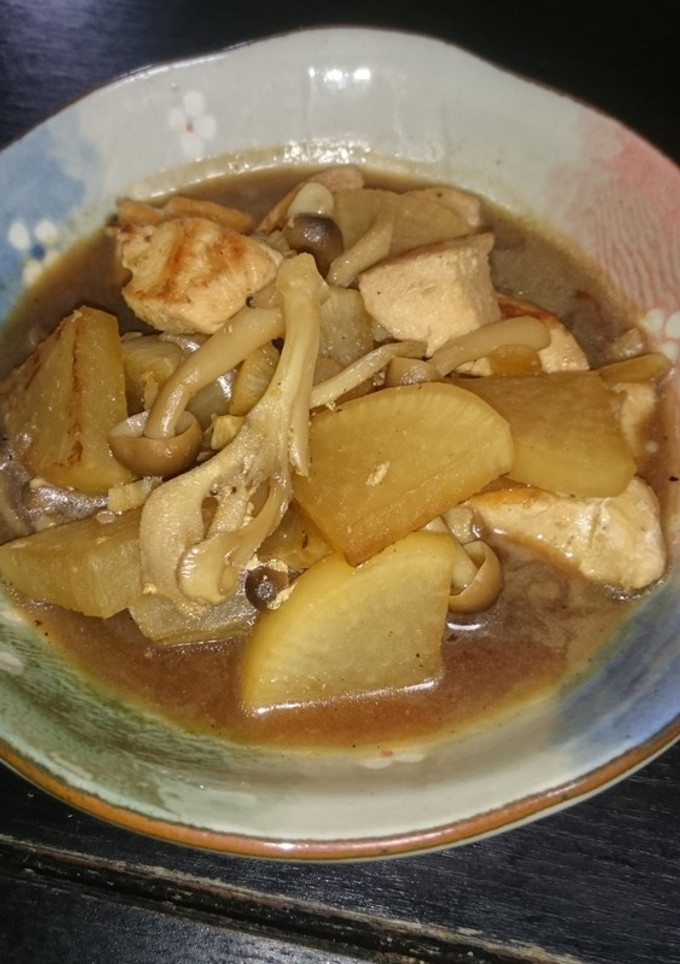 ☆大根と鶏肉ときのこのさっぱり煮☆-レシピのメイン写真