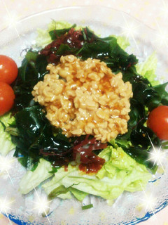 ・°✡しらたきでヘルシーサラダ麺✡・°-レシピのメイン写真