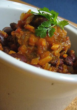 スパイシー♪牛肉と豆のメキシカン風煮もの-レシピのメイン写真