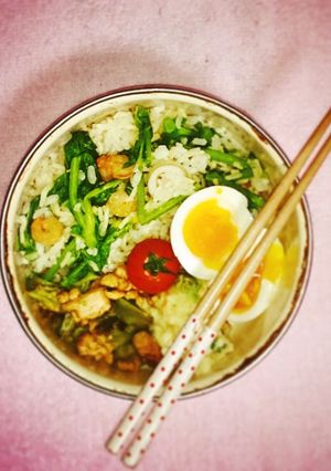 菜の花とシーフードの塩バターそばめし。-レシピのメイン写真