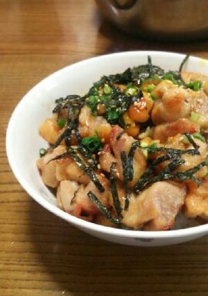 ガッツリこくうま!!鶏モモ肉のどんぶり-レシピのメイン写真