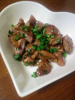 砂肝のにんにく醤油炒め-レシピのメイン写真