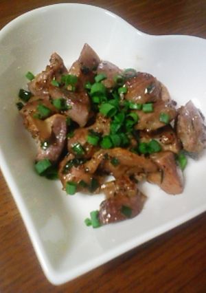 砂肝のにんにく醤油炒め-レシピのメイン写真