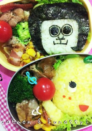 ゆるキャラ ふなっしー オカザえもん-レシピのメイン写真