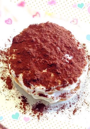 簡単&低カロリーティラミスパンケーキ♡-レシピのメイン写真