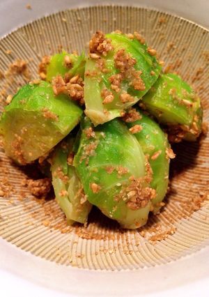 芽キャベツの胡麻和え-レシピのメイン写真