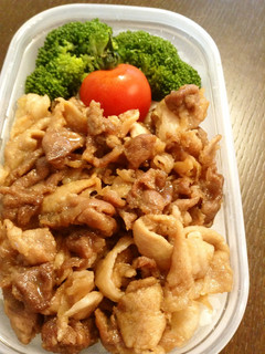 ガッツリ男子飯♡豚のしょうが焼き弁当-レシピのメイン写真