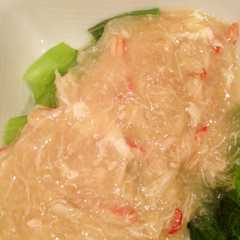 รูปของ チンゲン菜のカニあんかけ