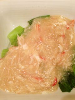 チンゲン菜のカニあんかけ-レシピのメイン写真