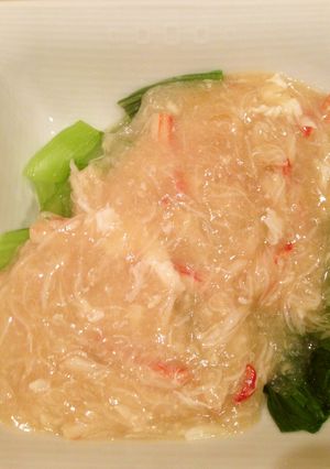 チンゲン菜のカニあんかけ-レシピのメイン写真