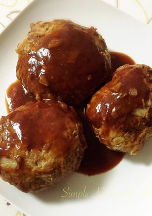 ふわシャキ♪キャベツの豆腐ハンバーグ-レシピのメイン写真