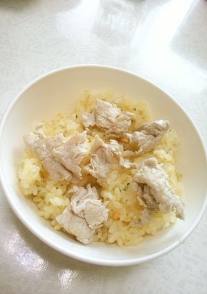 豚肉ふりかけご飯-レシピのメイン写真