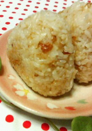 キムバタ醤油な☆簡単焼きおにぎり♪♪-レシピのメイン写真