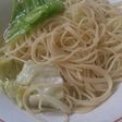 キャベツとアンチョビのパスタ