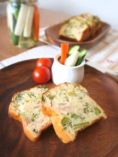 朝ごはんにも*菜の花ケークサレ-レシピのメイン写真